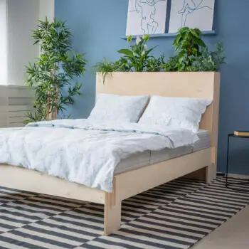 Selbstgemachtes Headboard - happy DIY Headboard