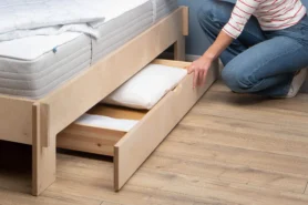 Praktische happy Bettschublade aus Holz