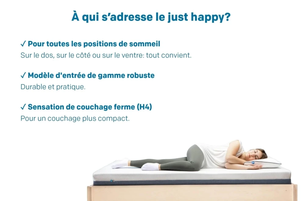 Matelas just happy